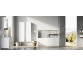 Тумба под раковину Ravak Classic II SD 800 подвесная МДФ белый/белый X000001480