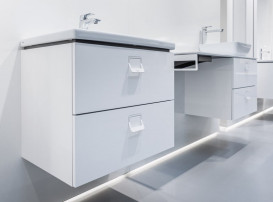 Тумба под раковину Ravak Comfort SD 800 подвесная MFPB/МДФ белый/белый X000001378