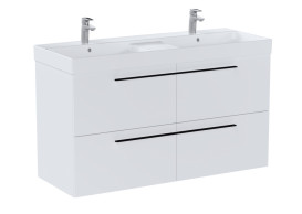 Тумба під раковину Roca Ella 118,5x44,6 см ДСП білий матовий A857772529