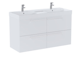 Тумба під раковину Roca Ella 118,5x44,6 см ДСП білий матовий A857772529