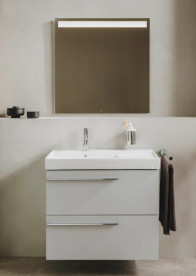 Тумба под раковину Roca Ella 58,5x44,6 см ДСП белый глянец A857769806