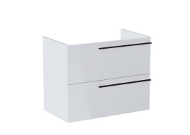 Тумба під раковину Roca Ella 78,5x44,6 см ДСП білий глянець A857770806