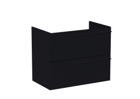 Тумба под раковину Roca Ella 78,5x44,6 см ДСП черный матовый A857770532