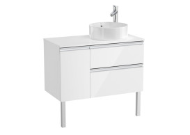 Тумба под раковину Roca GAP 90x46 см ДСП белый глянец A851502806