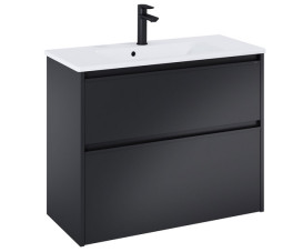Тумба під раковину Roca Gap Pro 78,5x37,6 см ДСП чорний матовий A857910532