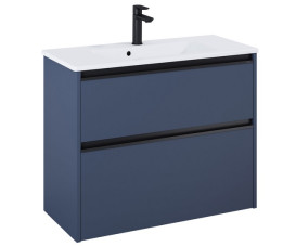 Тумба под раковину Roca Gap Pro 78,5x37,6 см ДСП синий матовый A857910538