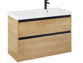 Тумба под раковину Roca Gap Pro 98,5х45,1 см правосторонняя ДСП светлый дуб A857903464