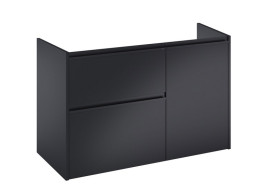 Тумба под раковину Roca Gap Pro 98,5х45,1 см левосторонняя ДСП черный матовый A857904532