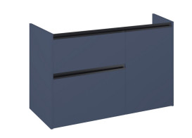 Тумба под раковину Roca Gap Pro 98,5х45,1 см левосторонняя ДСП синий матовый A857904538