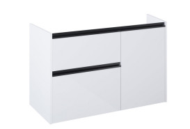 Тумба під раковину Roca Gap Pro 98,5х45,1 см лівостороння ДСП білий глянцевий A857904806