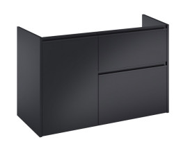 Тумба под раковину Roca Gap Pro 98,5х45,1 см правосторонняя ДСП черный матовый A857905532