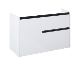 Тумба под раковину Roca Gap Pro 98,5х45,1 см правосторонняя ДСП белый глянцевый A857905806