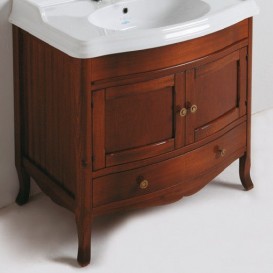 Тумба під раковину Simas Arcade 84х53 см для підлоги дерево горіх ARMC90