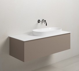 Тумба под раковину в ванную комнату Catalano Horizon подвесная коричневый матовый 5M10050MS
