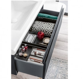 Тумба под раковину Villeroy & Boch Antheus 92,5х50 см дерево черный ясень B06610PW