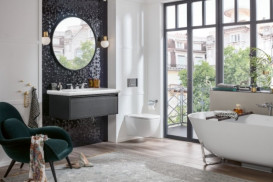 Тумба под раковину Villeroy & Boch Antheus 92,5х50 см дерево черный ясень B06610PW