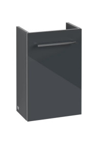 Тумба под раковину Villeroy & Boch Avento 34х23,4 см петли слева МДФ с акриловым покрытием стекло серое A87600B1