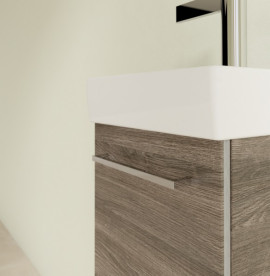 Тумба под раковину Villeroy & Boch Avento 34х23,4 см петли справа ДСП каменный дуб A87601RK