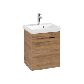 Тумба под раковину Villeroy & Boch Avento 43х38,4 см петли слева ДСП дуб канзас A88700RH