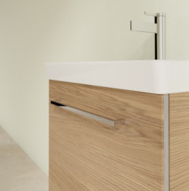 Тумба під раковину Villeroy & Boch Avento 53х38,4 см петлі зліва ДСП північний дуб A88800VJ