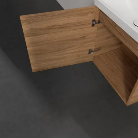 Тумба под раковину Villeroy & Boch Avento 53х38,4 см петли слева ДСП дуб канзас A88800RH