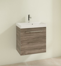 Тумба під раковину Villeroy & Boch Avento 53х38,4 см петлі зліва ДСП кам'яний дуб A88800RK