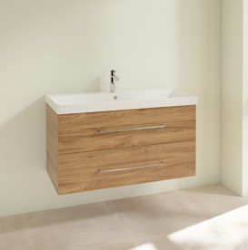 Тумба під раковину Villeroy & Boch Avento 98х48,4 см ДСП дуб канзас A89200RH