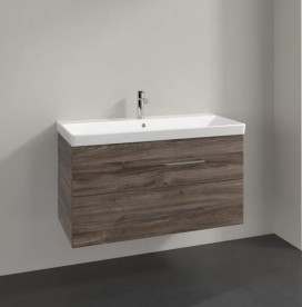 Тумба под раковину Villeroy & Boch Avento 98х48,4 см ДСП каменный дуб A89200RK