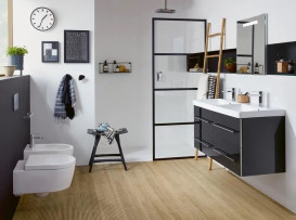 Тумба под раковину Villeroy & Boch Avento 118х48,4 см МДФ с акриловым покрытием стекло черное A89300B3