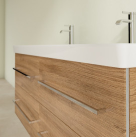 Тумба под раковину Villeroy & Boch Avento 118х48,4 см ДСП дуб канзас A89300RH