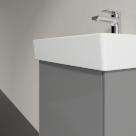 Тумба под раковину Villeroy & Boch Collaro 41х34,4 см петли слева МДФ глянцевый серый C00500FP
