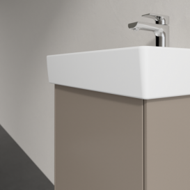 Тумба під раковину Villeroy & Boch Collaro 41х34,4 см петли слева ДСП трюфель сірий C00500VG