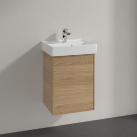 Тумба під раковину Villeroy & Boch Collaro 41х34, 4 см петлі зліва ДСП північний дуб C00500VJ