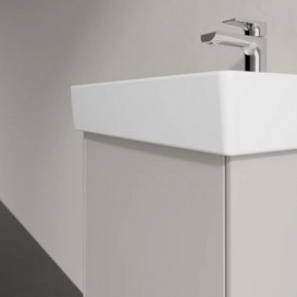 Тумба під раковину Villeroy & Boch Collaro 41х34,4 см петли слева ДСП м'який сірий C00500VK