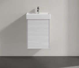 Тумба під раковину Villeroy & Boch Collaro 41х34,4 см петли слева ДСП біле дерево C00500E8