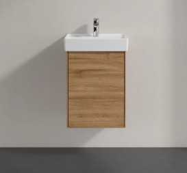 Тумба під раковину Villeroy & Boch Collaro 41х34, 4 см петлі зліва ДСП дуб канзас C00500RH