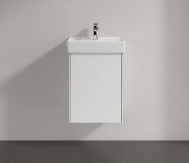 Тумба під раковину Villeroy & Boch Collaro 41х34,4 см петлі праворуч ДСП білий матовий C00501MS