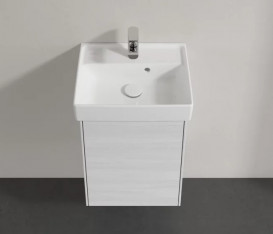 Тумба під раковину Villeroy & Boch Collaro 41х34,4 см петлі праворуч ДСП біле дерево C00501E8