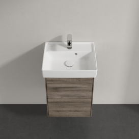 Тумба під раковину Villeroy & Boch Collaro 41х34,4 см петлі праворуч ДСП кам'яний дуб C00501RK