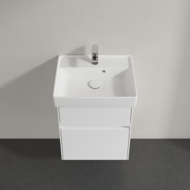 Тумба под раковину Villeroy & Boch Collaro 46х37,4 см МДФ глянцевый белый C00600DH