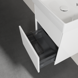 Тумба под раковину Villeroy & Boch Collaro 46х37,4 см МДФ глянцевый белый C00600DH