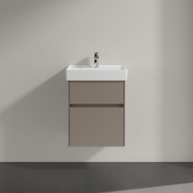 Тумба под раковину Villeroy & Boch Collaro 46х37,4 см ДСП трюфель серый C00600VG