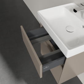 Тумба под раковину Villeroy & Boch Collaro 46х37,4 см ДСП трюфель серый C00600VG