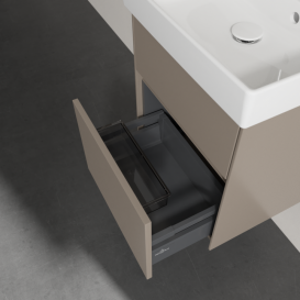 Тумба под раковину Villeroy & Boch Collaro 46х37,4 см ДСП трюфель серый C00600VG