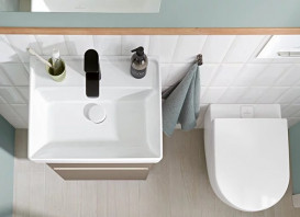 Тумба под раковину Villeroy & Boch Collaro 46х37,4 см ДСП трюфель серый C00600VG