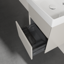 Тумба під раковину Villeroy & Boch Collaro 46х37, 4 см ДСП м'який сірий C00600VK
