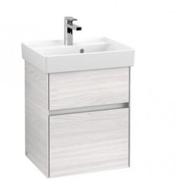 Тумба під раковину Villeroy & Boch Collaro 46х37, 4 см ДСП біле дерево C00600E8