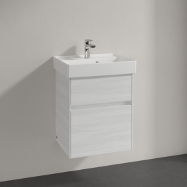 Тумба під раковину Villeroy & Boch Collaro 46х37, 4 см ДСП біле дерево C00600E8
