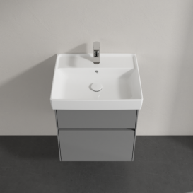 Тумба под раковину Villeroy & Boch Collaro 51х41,4 см МДФ глянцевый серый C00700FP