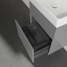 Тумба под раковину Villeroy & Boch Collaro 51х41,4 см МДФ глянцевый серый C00700FP